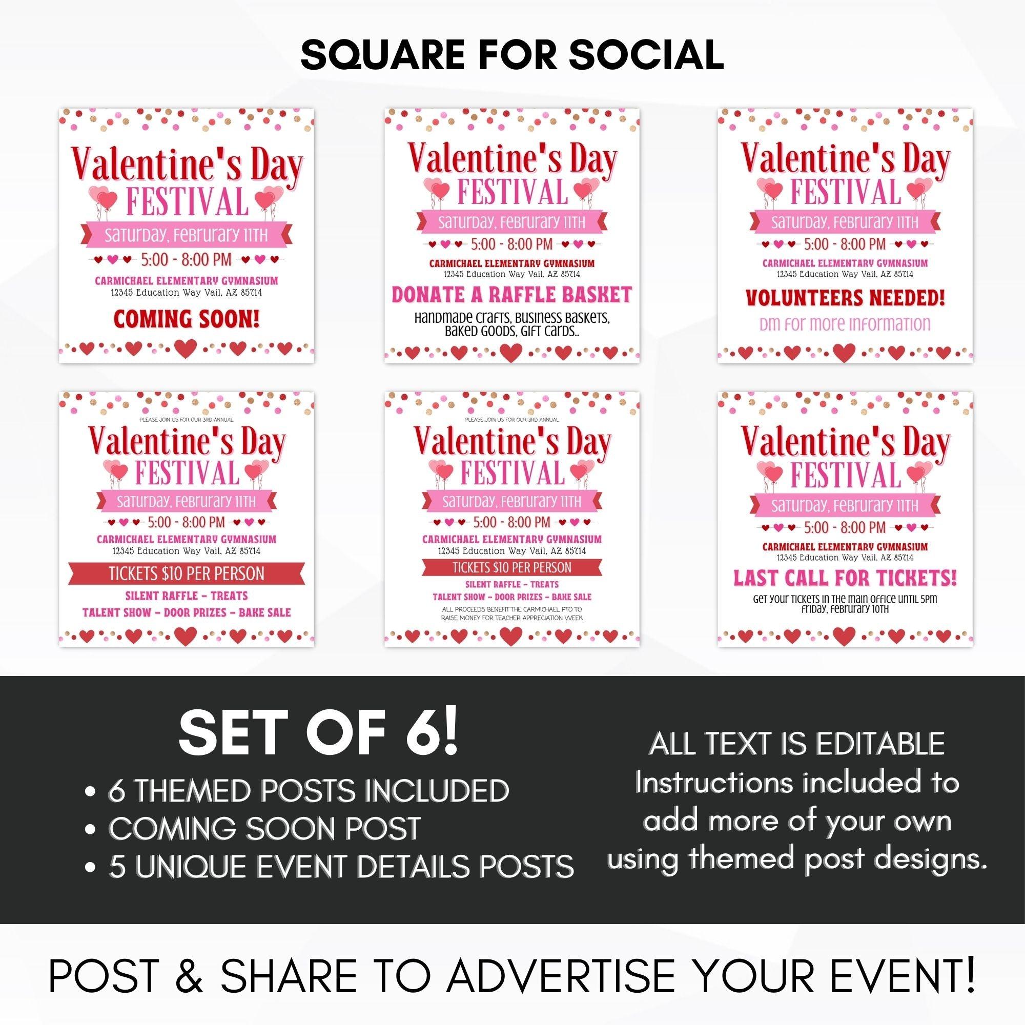 Valentine's Day festival fundraiser