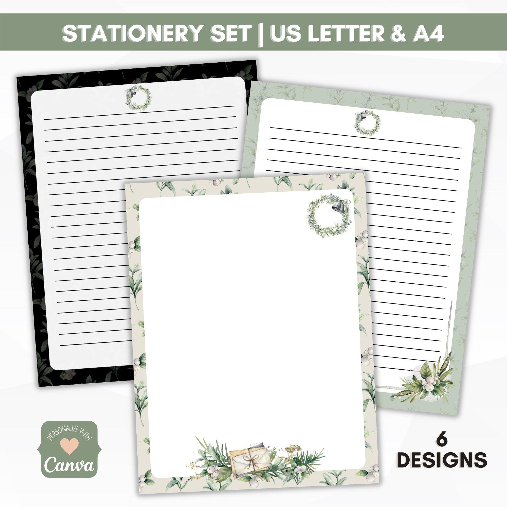 Simple Printable Stationary