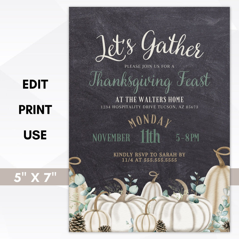 modern farmhouse party invitations