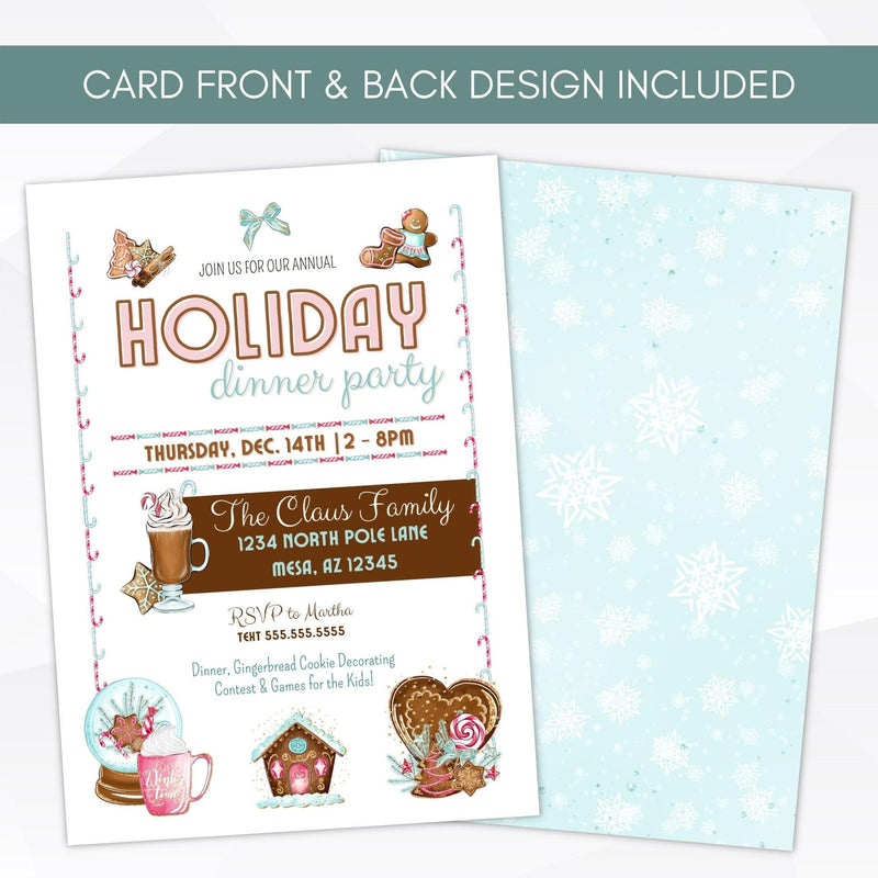 editable holiday party invite