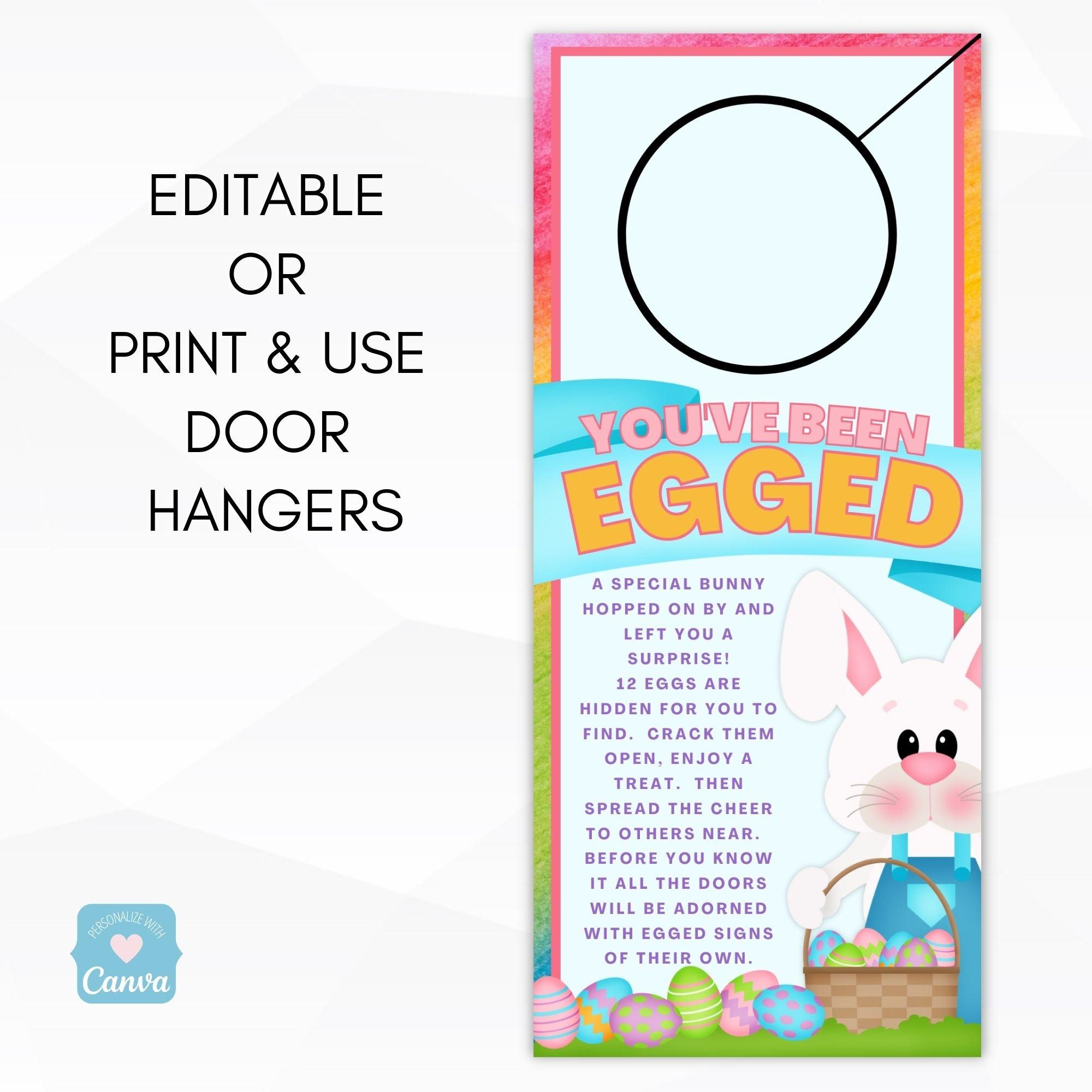 egg my yard door hanger