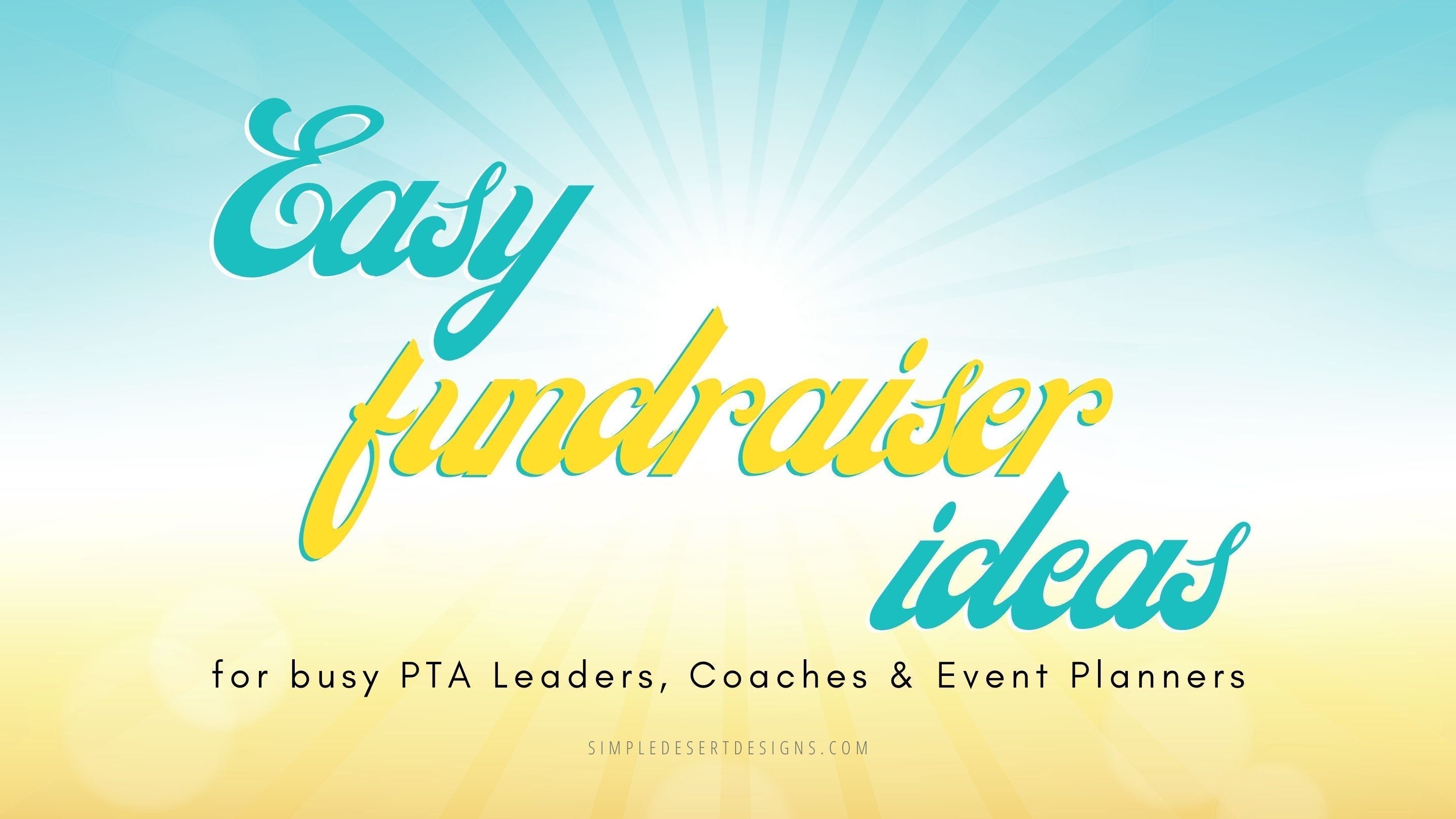 best fundraiser ideas for schools