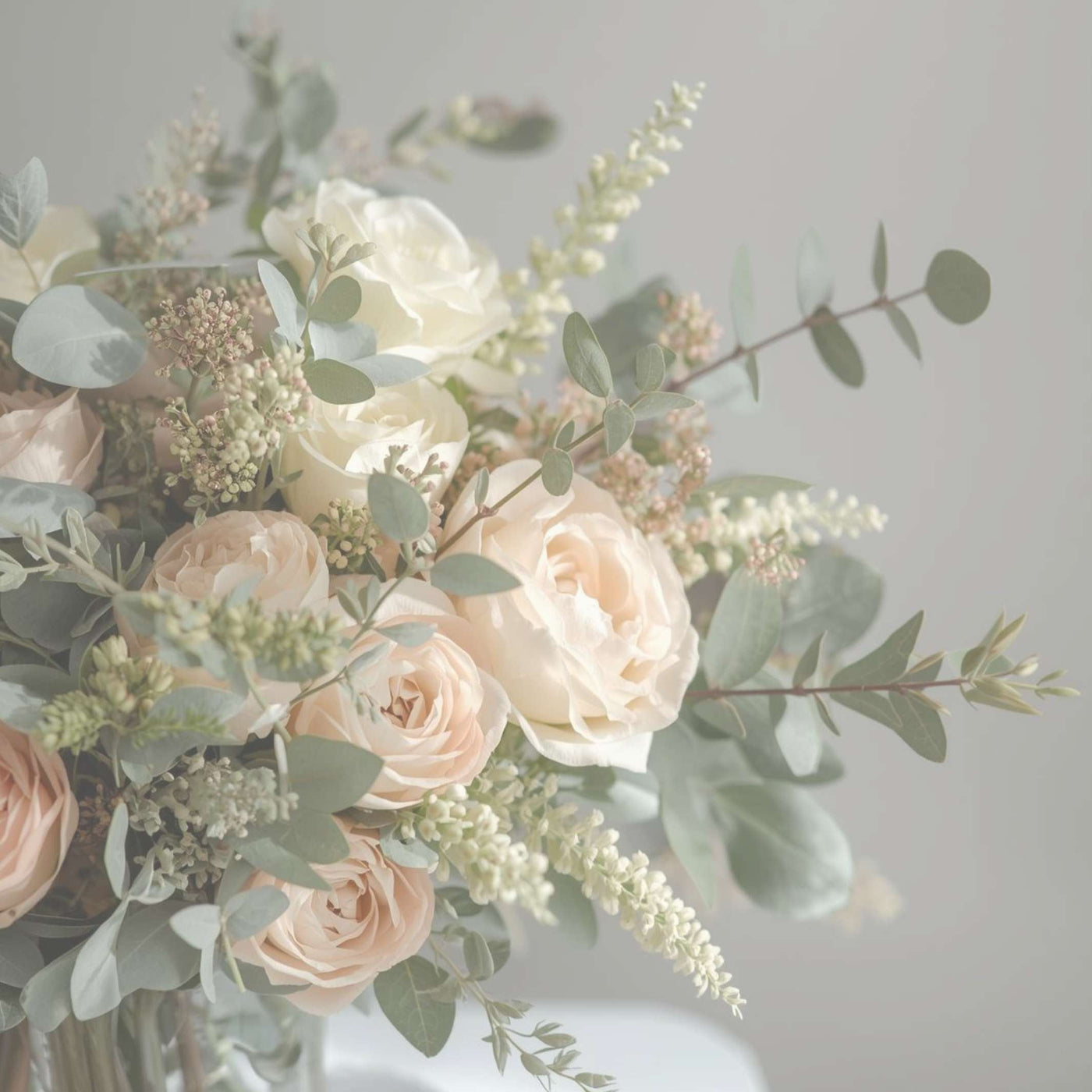 elegant minimal floral greenery arrangement for The Botanical Collection by Simple Desert Designs