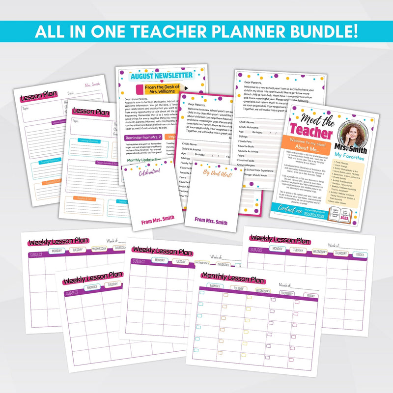 teaching plan templates