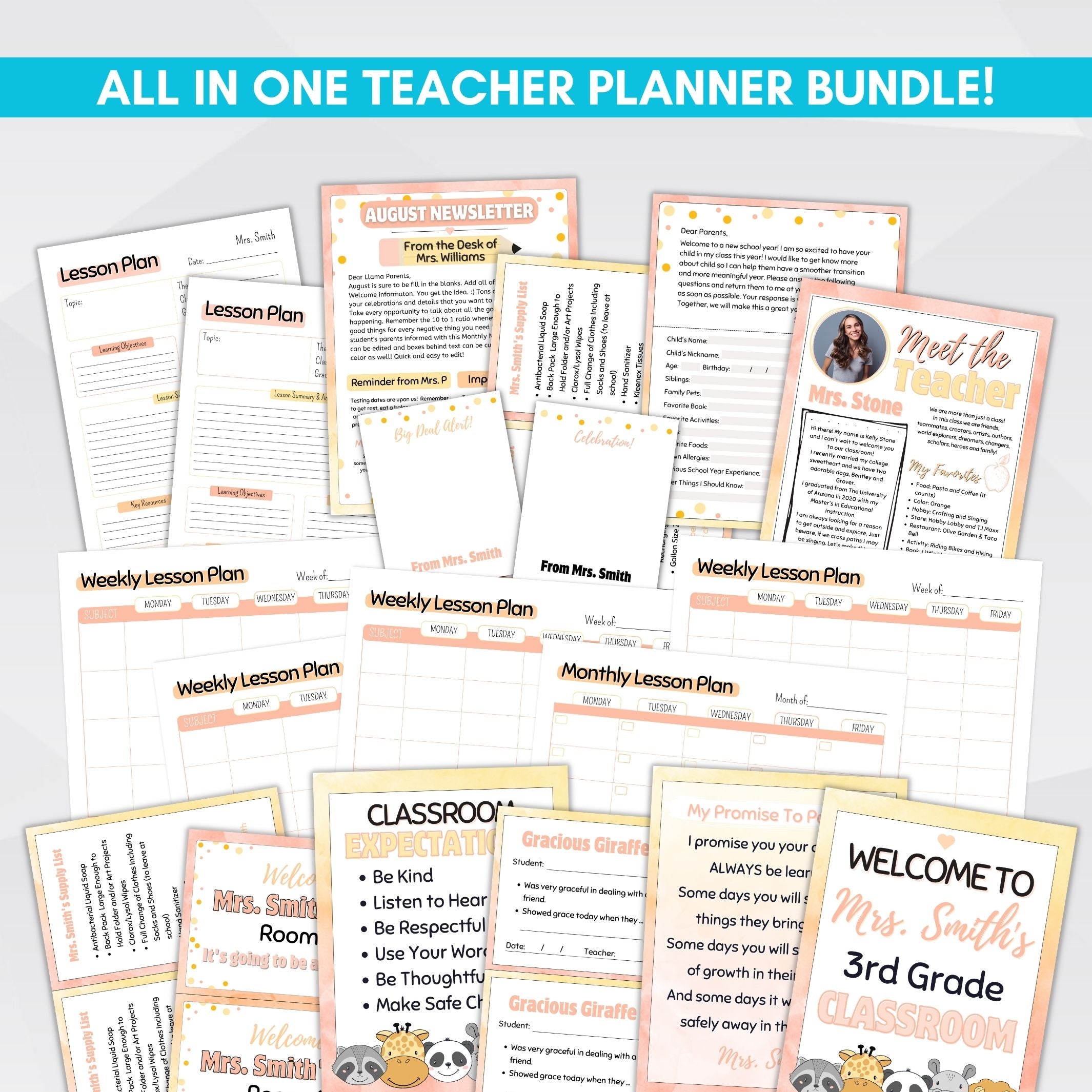 teacher planner template