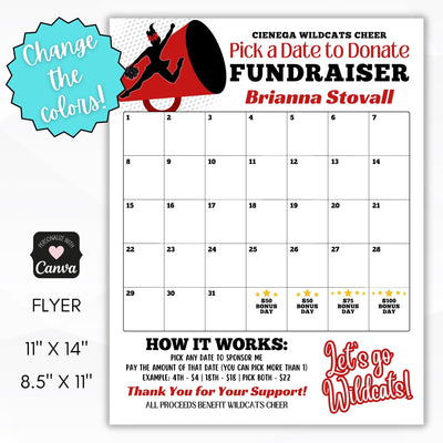 calendar fundraiser