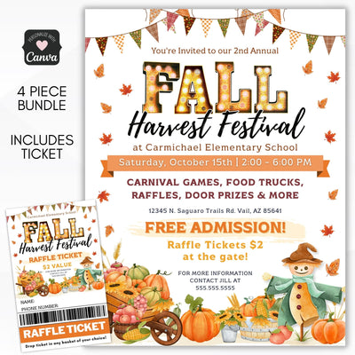 fall festival flyer