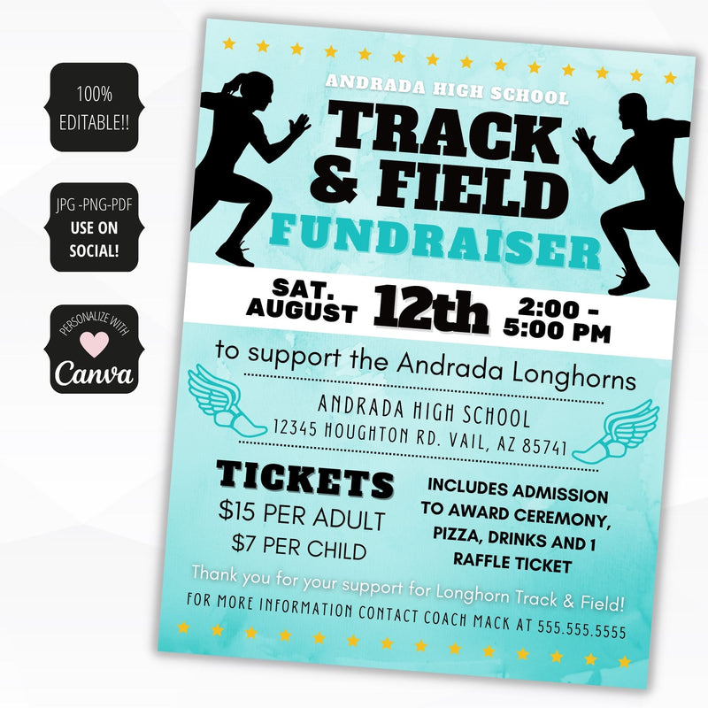 track and field flyer