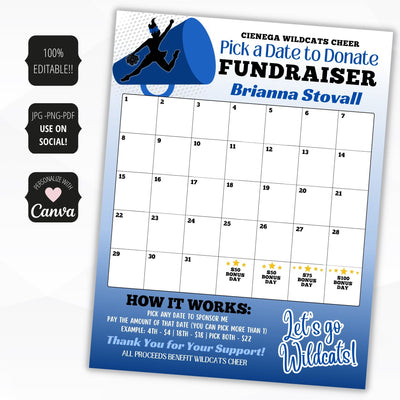 calendar fundraiser