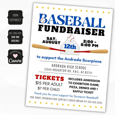 baseball fundraiser ideas