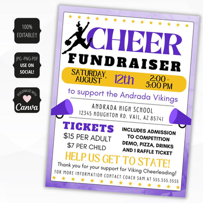 cheer fundraising ideas