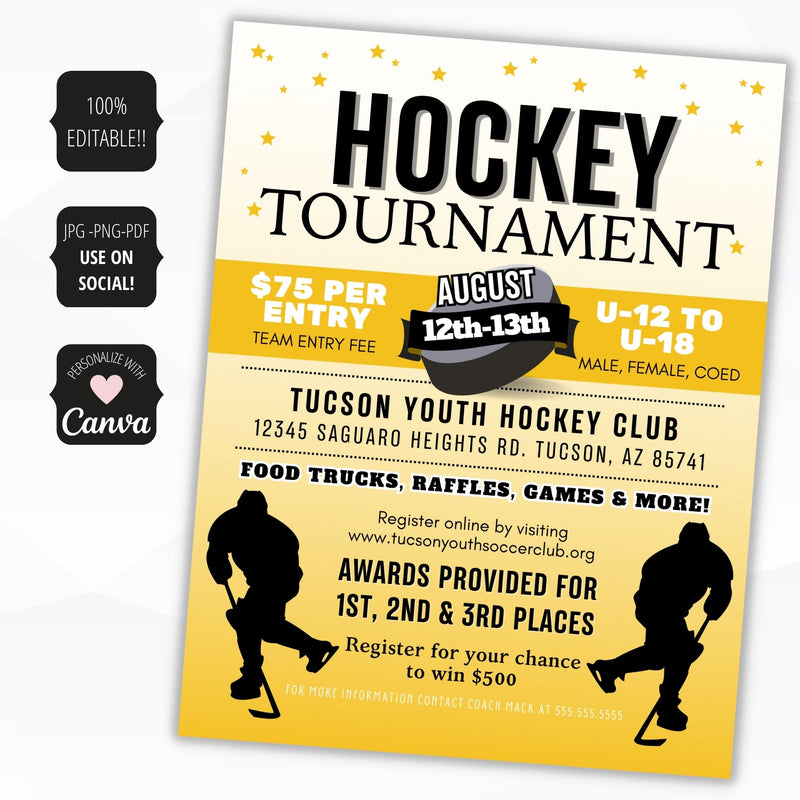 hockey fundraiser