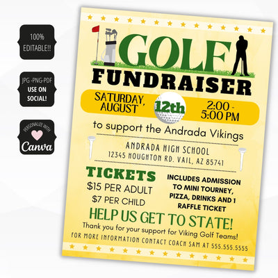 golf fundraiser tournament