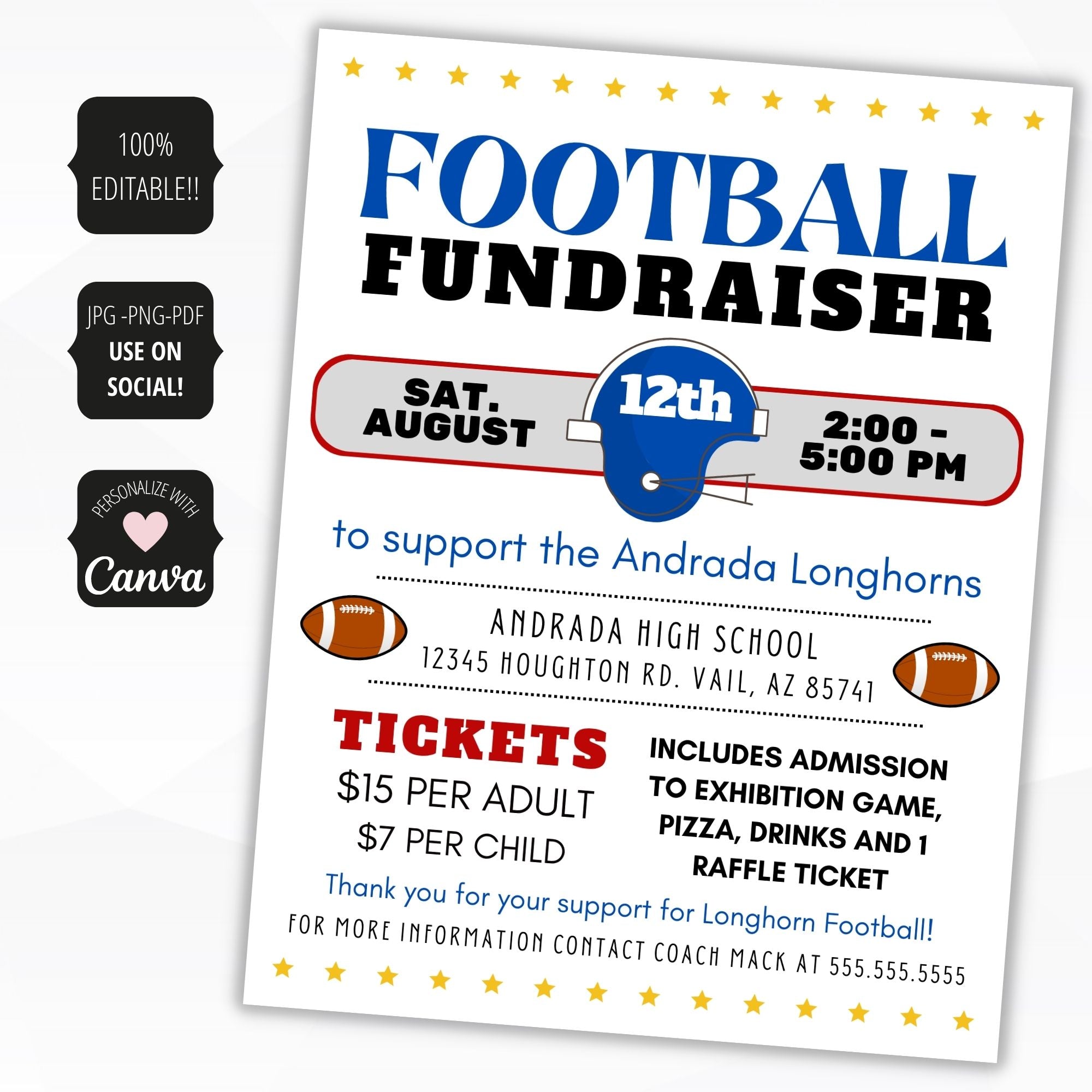 football fundraiser