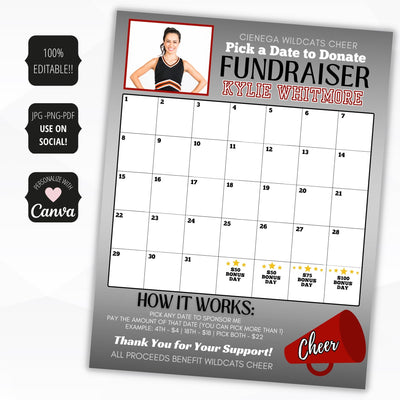 cheerleading fundraiser ideas