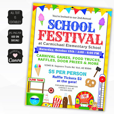 school festival posters