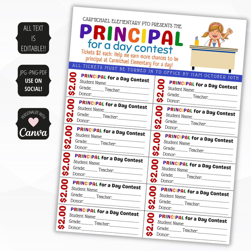 principal for a day contest