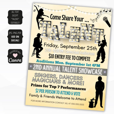 talent showcase ideas