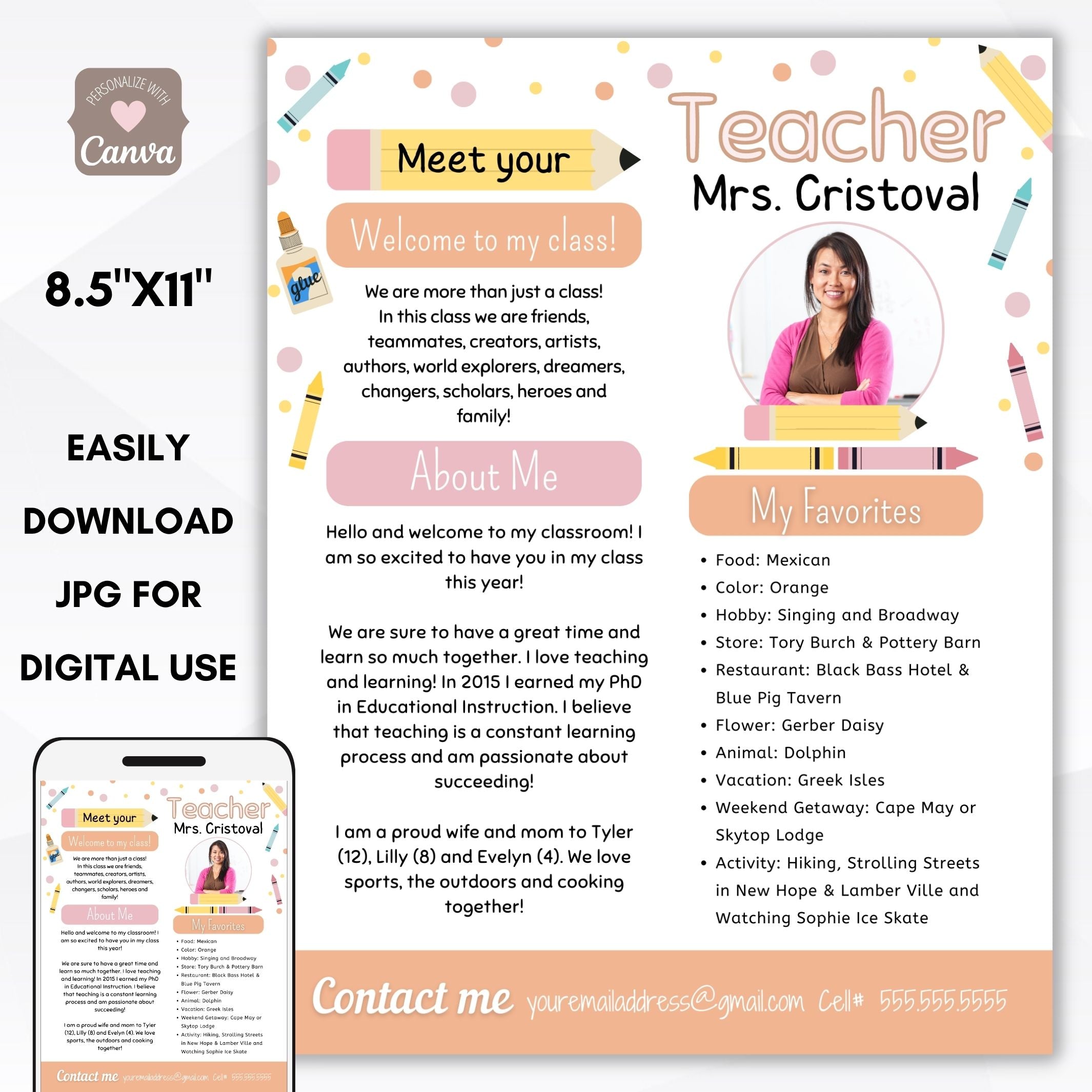 meet the teacher flyer