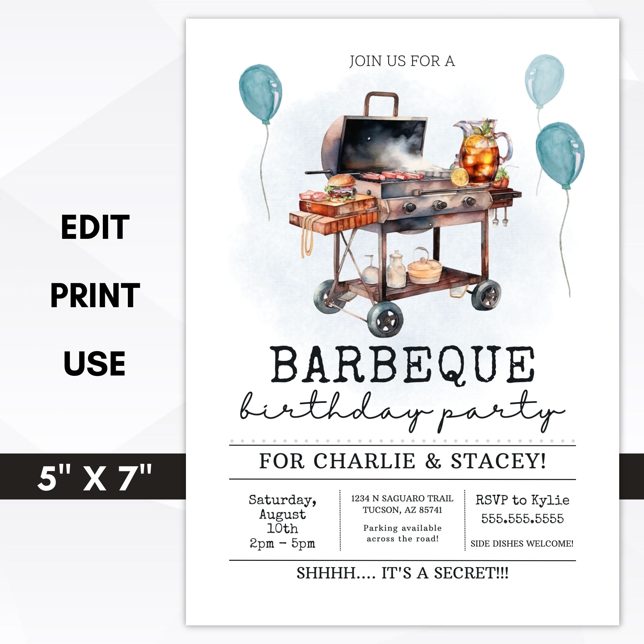 birthday party invite