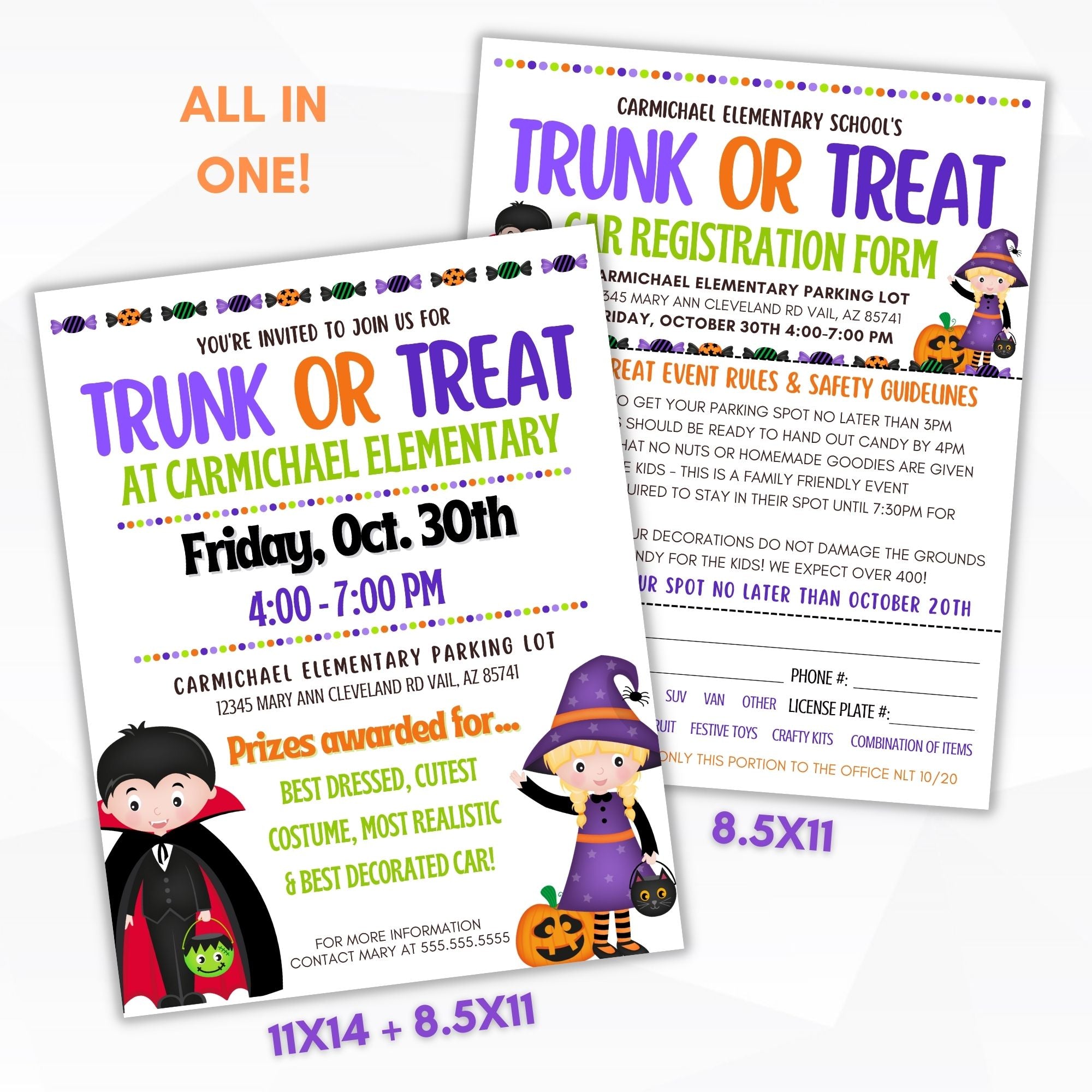 halloween event flyers