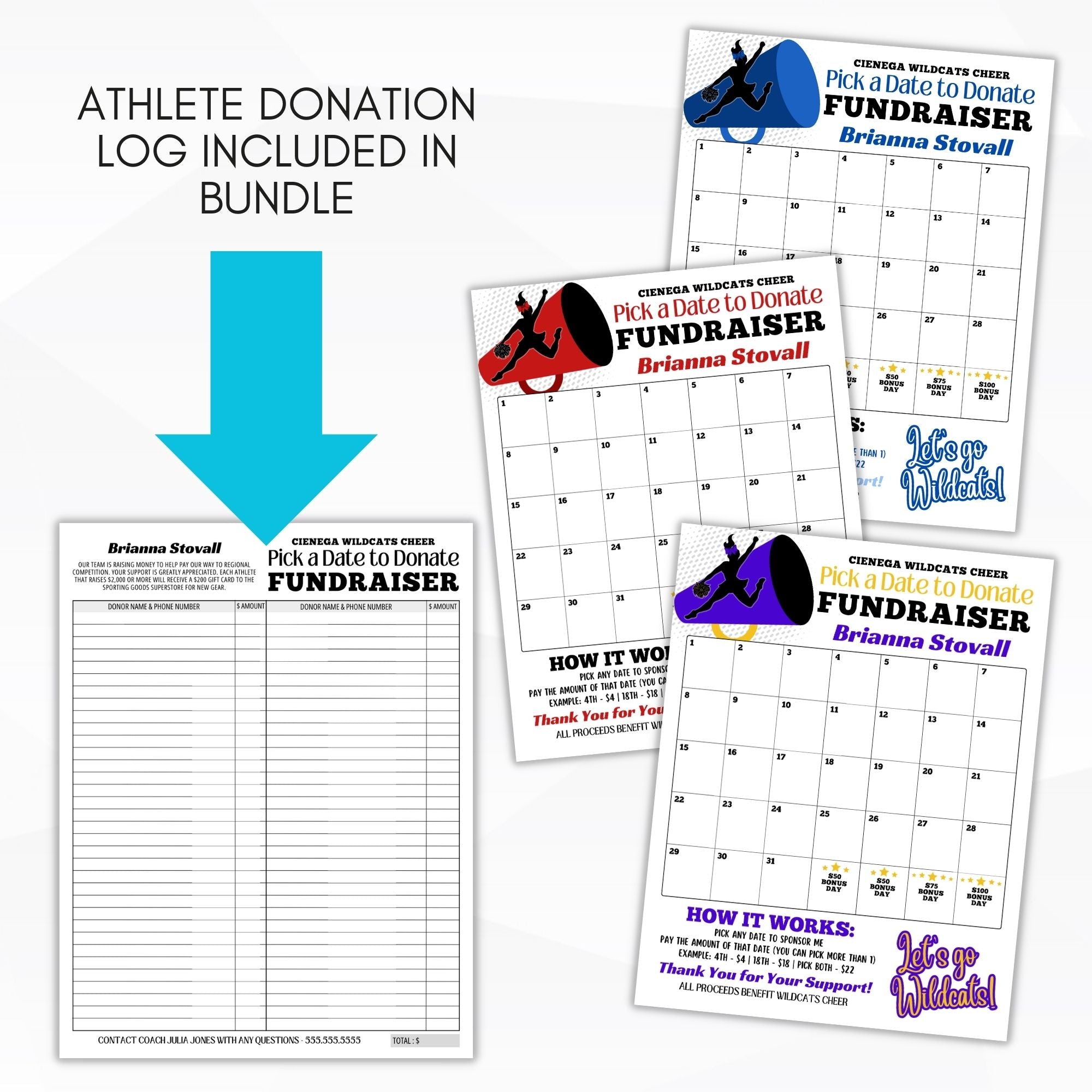 pick a date to donate