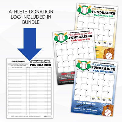 baseball fundraiser calendar