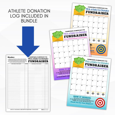 calendar fundraiser template free