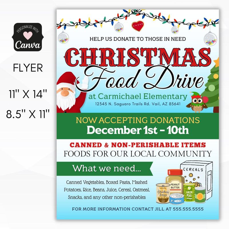 christmas food drive