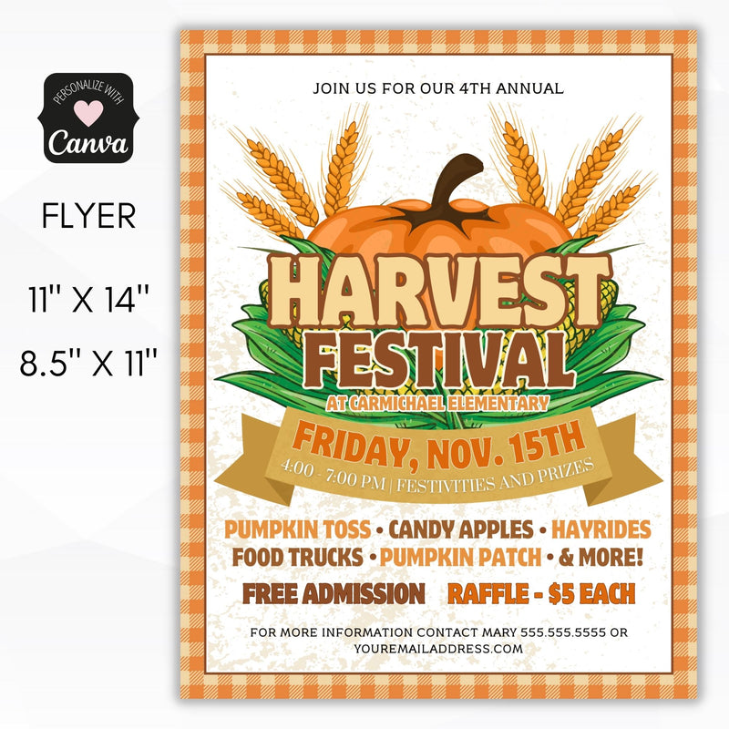 Harvest Festival Church Flyer Simple Desert Designs harvest-festival-church-flyer-simple-desert-designs