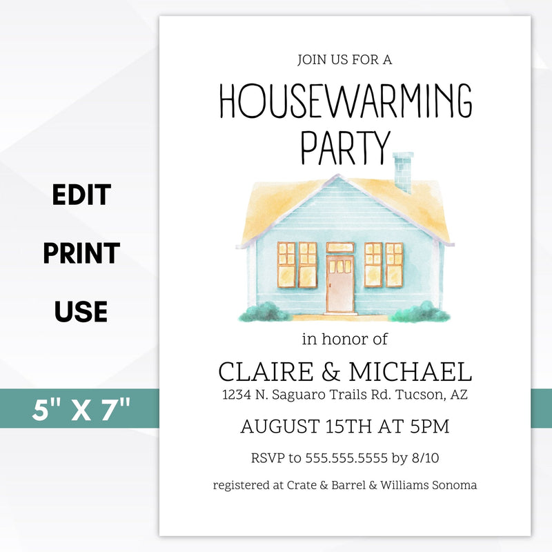 New Home Party Invitations