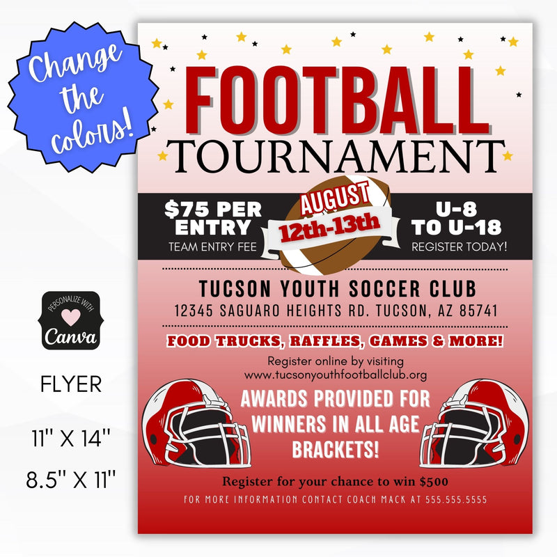 football tournament flyer