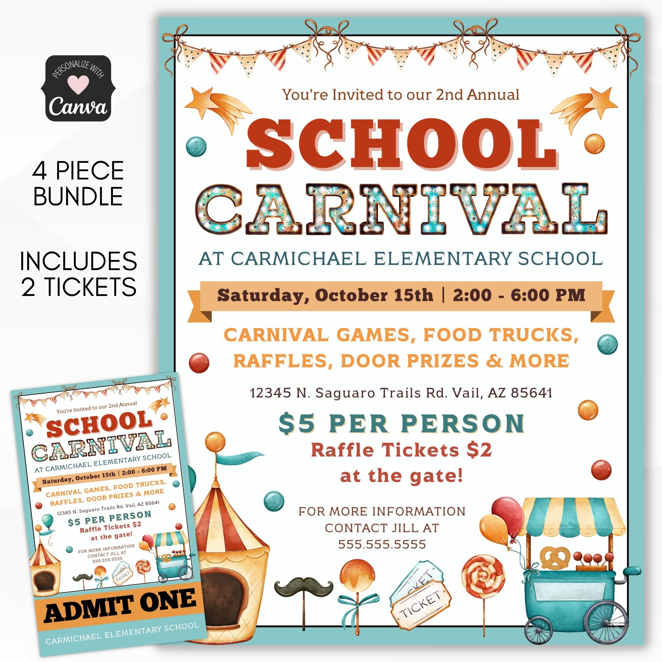 school carnival poster