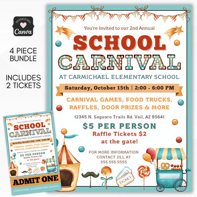 school carnival poster