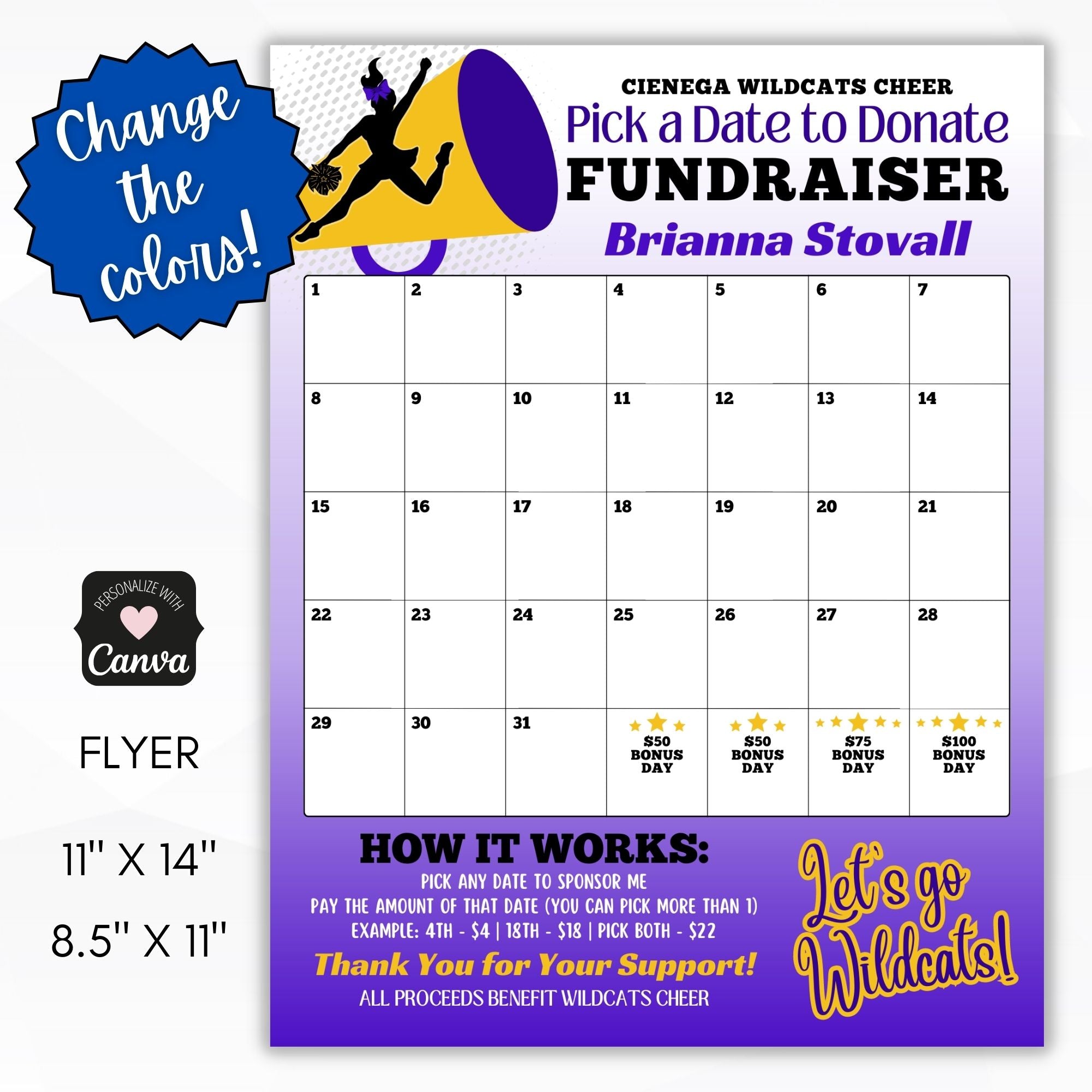 pick a date to donate