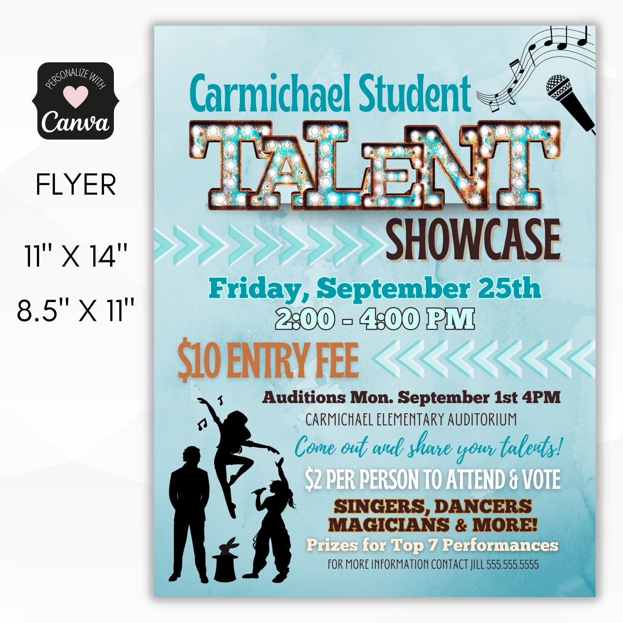 talent show flyer
