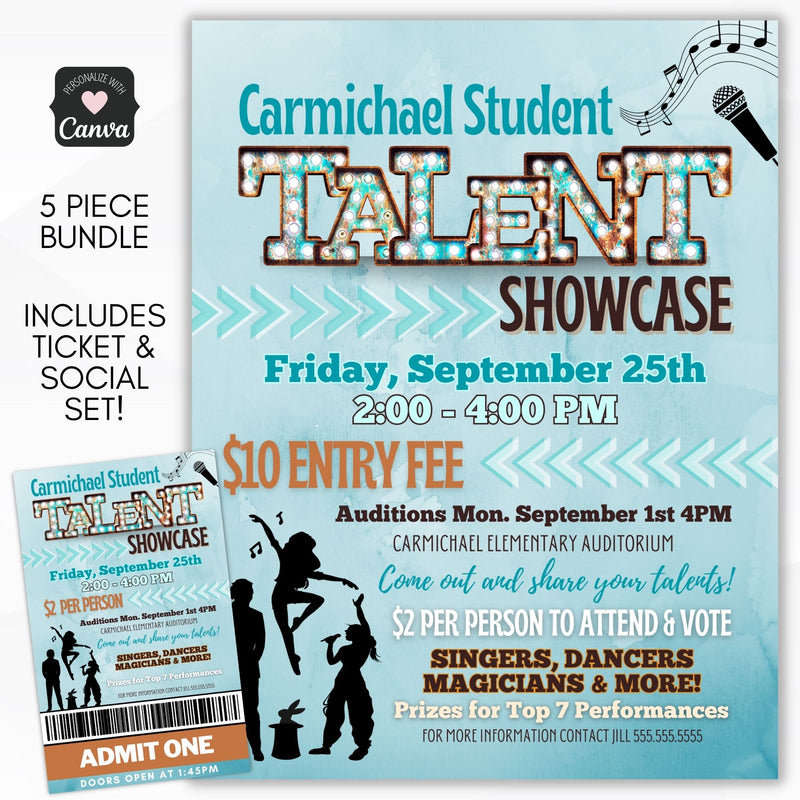 talent show flyer