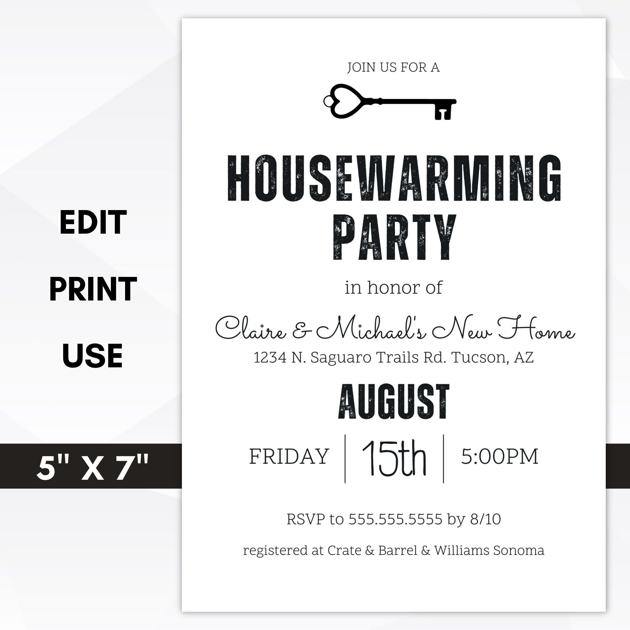 housewarming invite