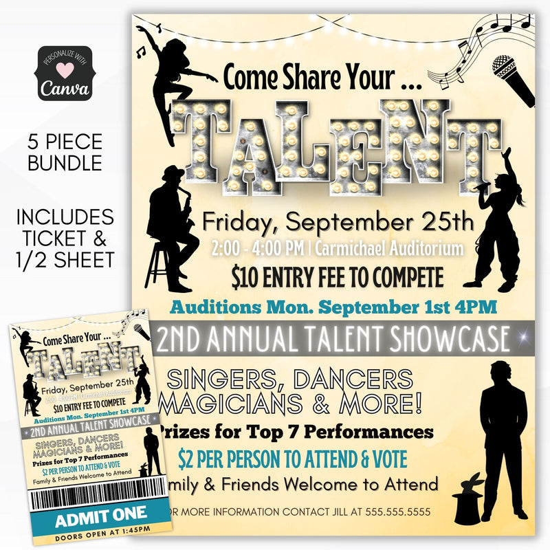 talent show flyer