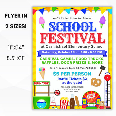 school carnival flyers