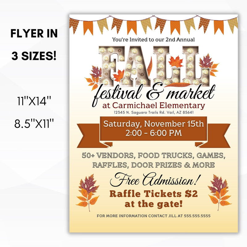 harvest festival flyers