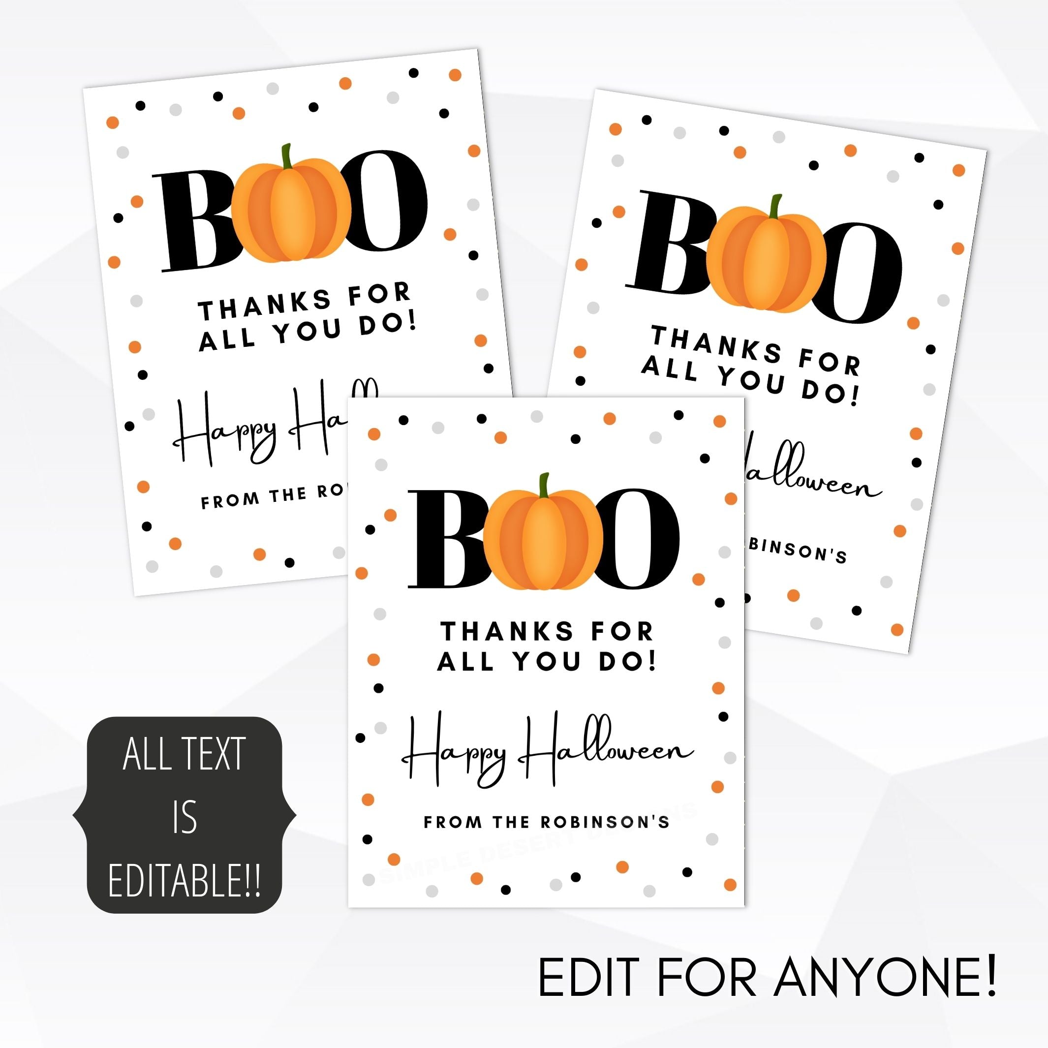 halloween treat bag tags