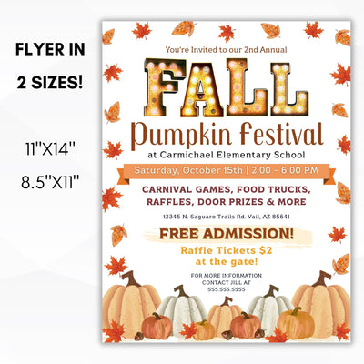 fall festival flyers