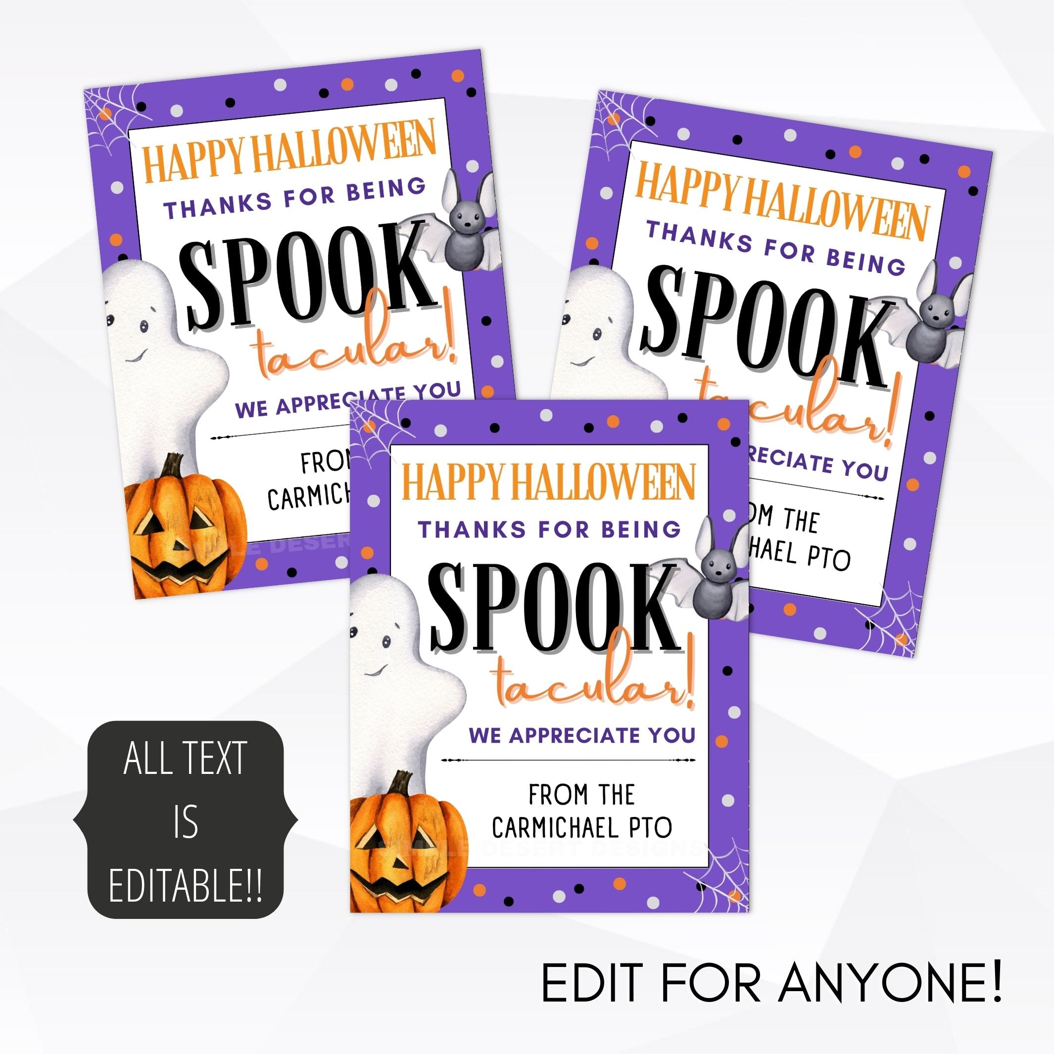 halloweeen teacher tags