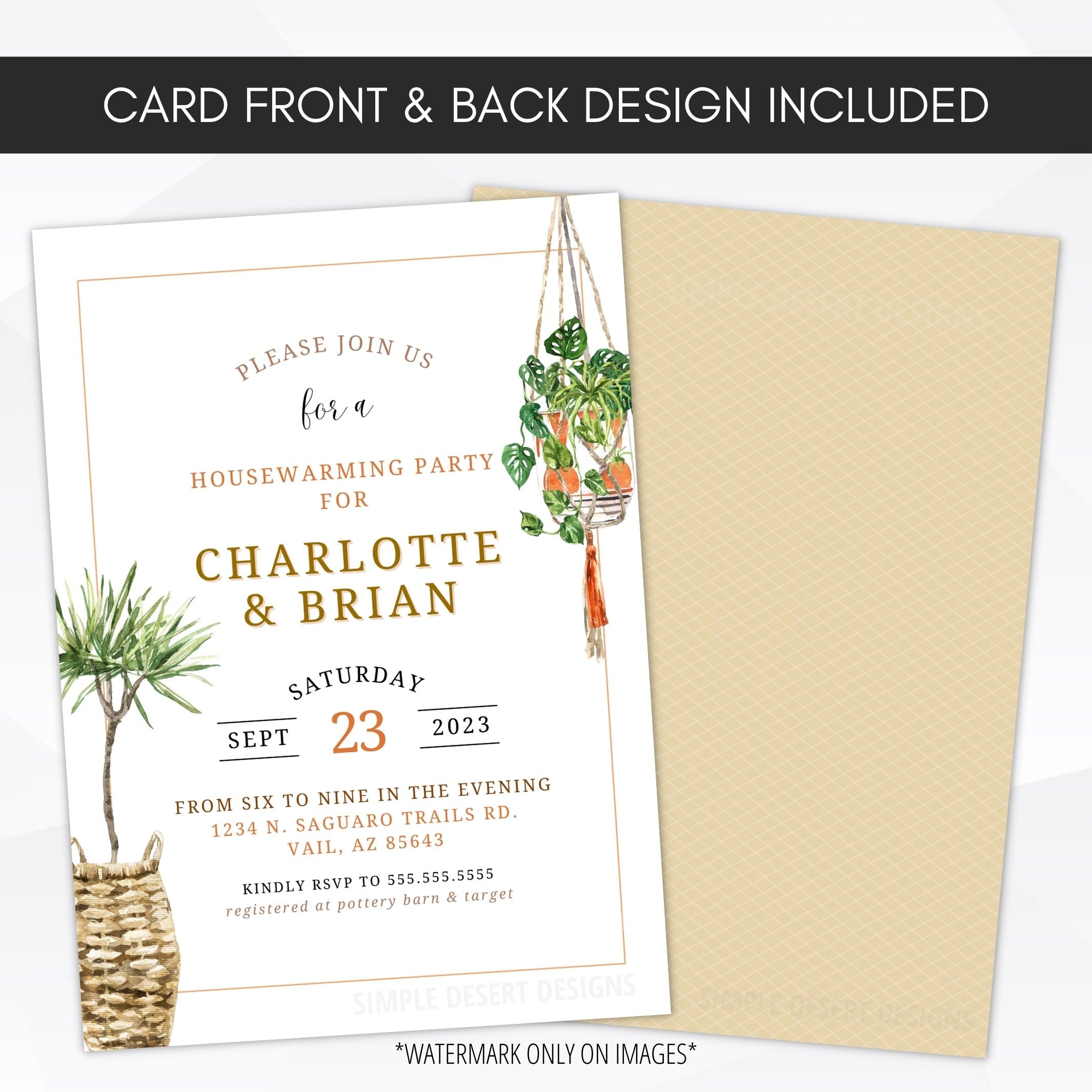 retro house party invitations