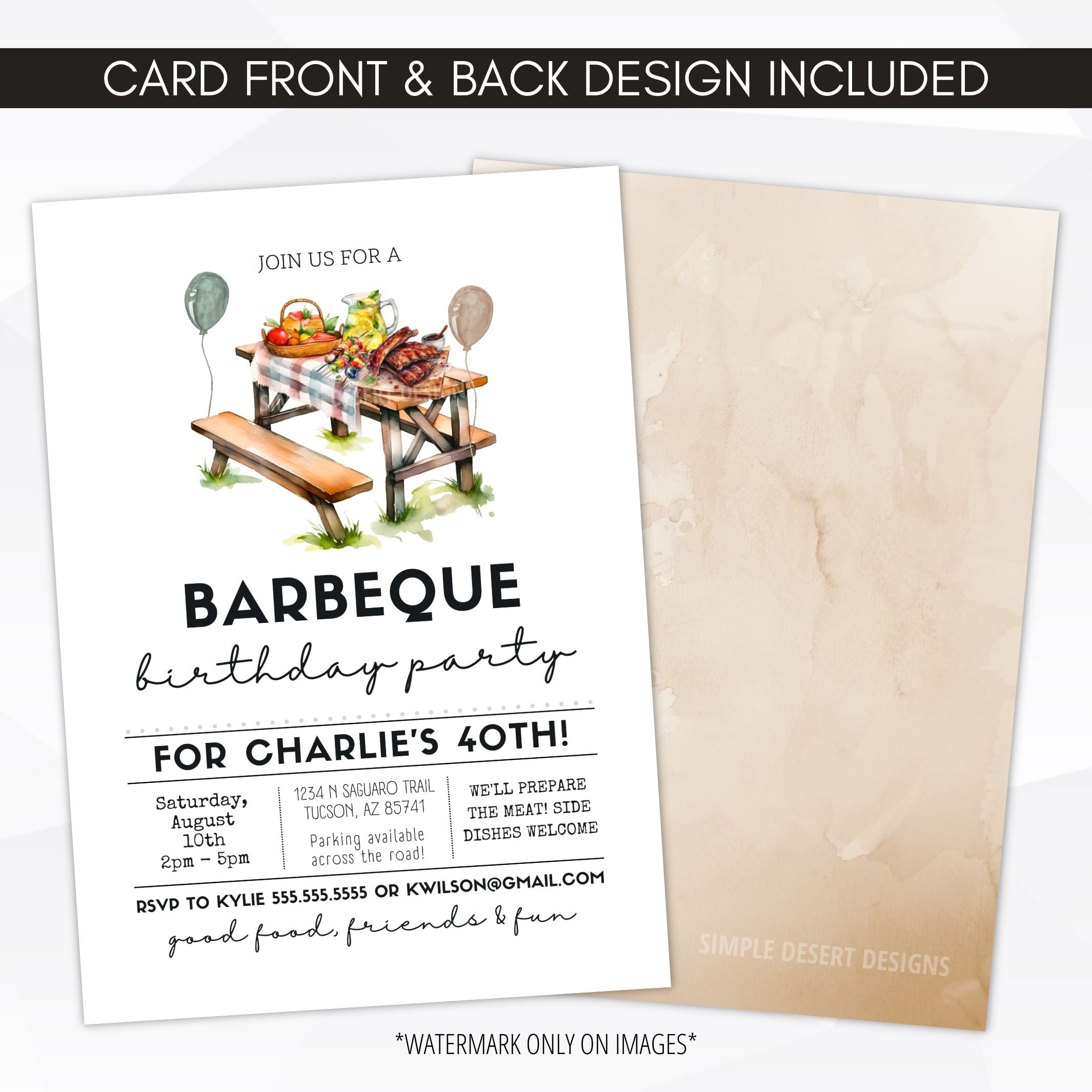 milestone party invitations