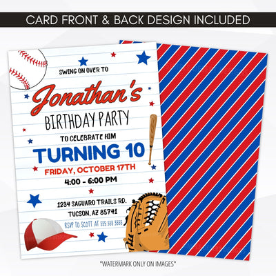 baseball theme party