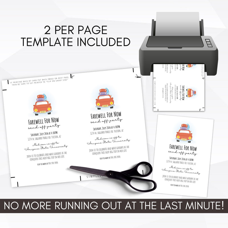 Moving Party Invitations
