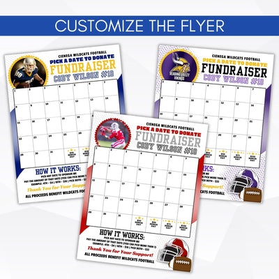 pick a date to donate calendar template free