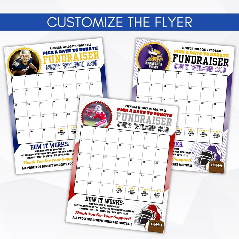 pick a date to donate calendar template free